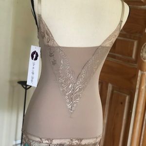 Rhonda Shear Pin Up Camisole with Lace Trim